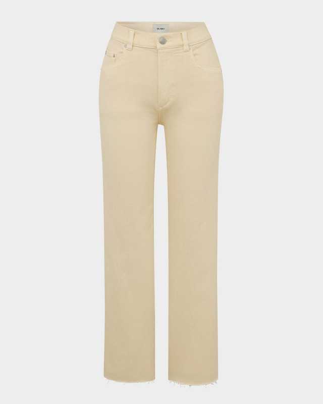 Patti Straight High-Rise Ankle Jeans